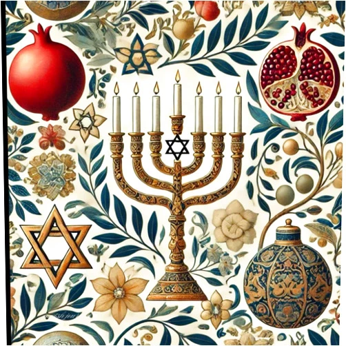 Sarah Silver-Nausbaum Jewish Journal: A Beautiful Gift with Lined Pages, Star of David, Illustrations of Israel. Great for Guest Book, Hannukah, Pesach or a Bat Mitzvah.