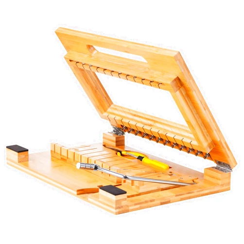 VEVOR Soap Cutter, Cut 1-12 Bars, Precisely and Accurately Cut 1 Inch Bars, Multi Handmade Soap Wire Cutter, Bamboo Soap Slicer with Steel Wire, for Loaf Candles Cheese Butter DIY Making Tool