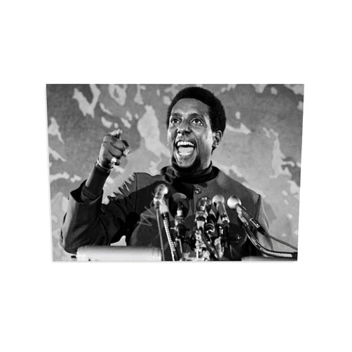 Generic American Activists Stokely Carmichael Vintage Poster (1) Canvas Painting Wall Art Poster for Bedroom Living Room Decor 12x08inch(30x20cm)