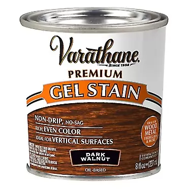 Rust-Oleum Varathane 349560 Premium Gel Stain, Half Pint, Dark Walnut Half Pint Dark Walnut