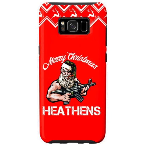 Military Santa Gifts by dba.Dezines Galaxy S8+ Military Santa Merry Christmas Heathens Case