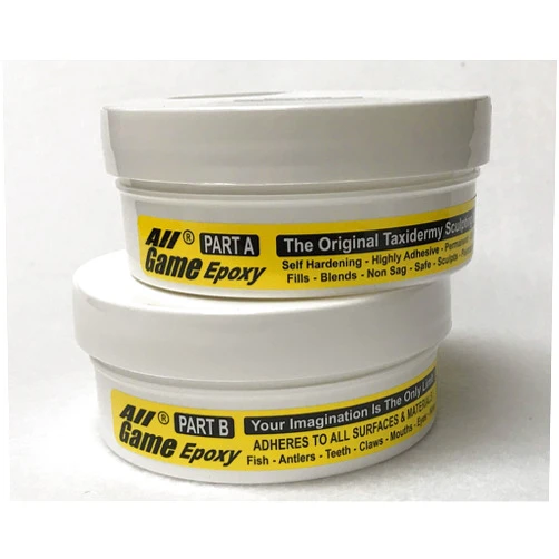 All-Game All Game Epoxy - 1.5 lb. Unit - Sculpting & Modeling Epoxy Putty Taxidermy Antler Art Crafts Deer Fish Carving - All-Game - Filler Restoration Reptiles Mammals Birds