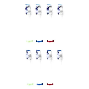 FreFeel Replacement Brush Heads for Smile Bright Platinum Sonic Electric Toothbrush, Soft Bristles, 8-Pack