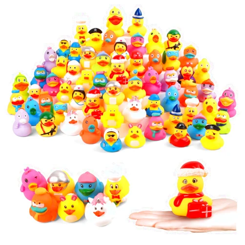 Umbresen Rubber Ducks Bath Toy in Bulk, Assortment Jeep Ducks for Jeep Ducking, Pool Rubber Ducky Floater Bathtub Toys Party Favors Birthday Gifts (50)