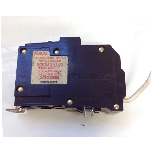 SCHNEIDER ELECTRIC Miniature 120/240-Volt 20-Amp QOB220EPD Molded Case Circuit Breaker 600V 150A