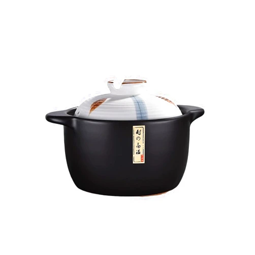 DNIENKGE 1.7 Quart Ceramic Pot with Lid, Heat-Resistant for Cooking Soup Pot Cookware Stovetop Easy to Clean/Clay Pot/Earthen Pot/Ceramic Cookware, Japanese Cooking Pot with Lid (White)