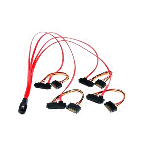 StarTech.com SAS808782P50 50cm Internal Serial Attached SCSI Mini SAS Cable - SFF8087 to 4x SFF8482 - NEW - Retail - SAS808782P50