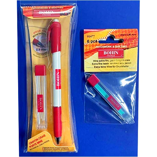 Bohin Mechanical Chalk Pencil with Green Leads
