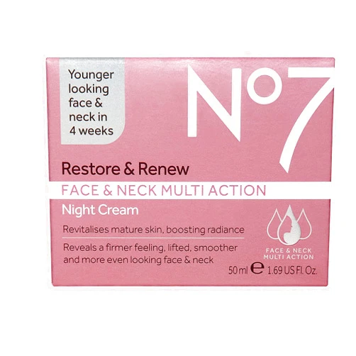 Boots No7 Restore and Renew Night Cream - 1.6 oz