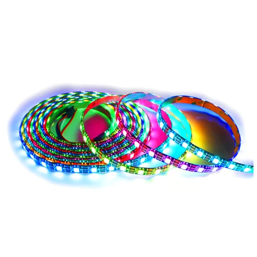 RECRE-TECH Ws2812b Led Strip, 5m Ws2812 60led/m Addressable RGB Led Pixel Lights, DC5V Smart IC Led Lighting Strip IP65 for Multi Decorations, Work with Ws2812b Controllers