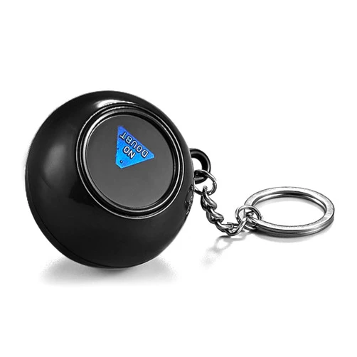 YOXIER Magic Eight Ball,8 Ball Retro Edition Fortune Telling Ball with Floating Answers,Novelty Toy Funny Gift Magic 8 Black Ball Black