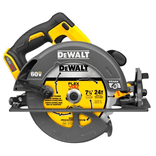 DEWALT FLEXVOLT 60V MAX* Circular Saw with Brake, 7-1/4-Inch, Tool Only (DCS578B)