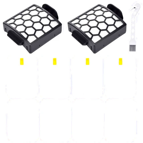 Leadaybetter Filter Replacement for Shark Zero-M Self-Cleaning Brushroll Pet Pro ZU60 ZU62 ZU62C Navigator Pet Plus NV150 NV151 NV251 and Rotator NV255 Upright Vacuum, Part # 1238FT60 & 1239FT60