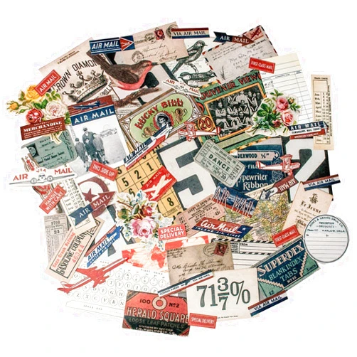 Logeso(TM) Idea Ology Ephemera 70/Pkg Emporium, Up To 3