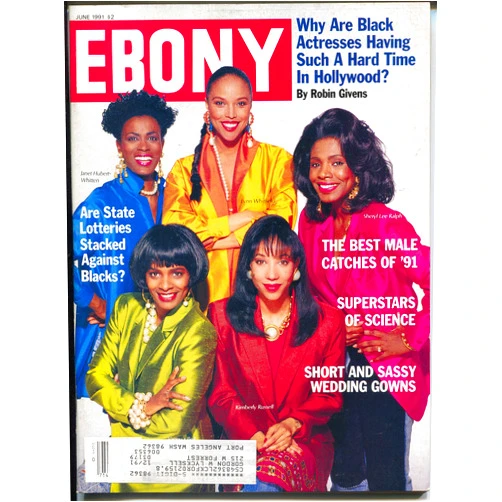 Ebony 6/1991-Lynn Whitfield-Kimberly Russell-Superstars of Science-FN