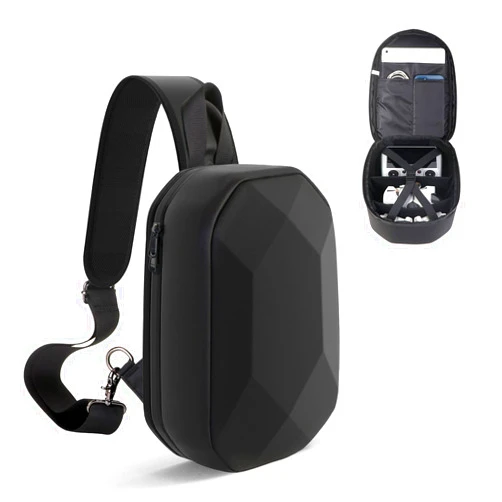 JSVER Carrying Case For DJI Mini Waterproof Shockproof Backpack Case Compatible with DJI Mini/DJI Air/DJI Mavic 1/DJI AVATA Remote & Smart Controller, Propellers, Battery and Accessories