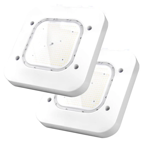 TANLITE 2 Pack LED Canopy Light 150W Gas Station Carport Ceiling Light 5700K, Outdoor Rated (600W HID/HPS Equivalent), 90-277V IP65 DLC & UL Listed