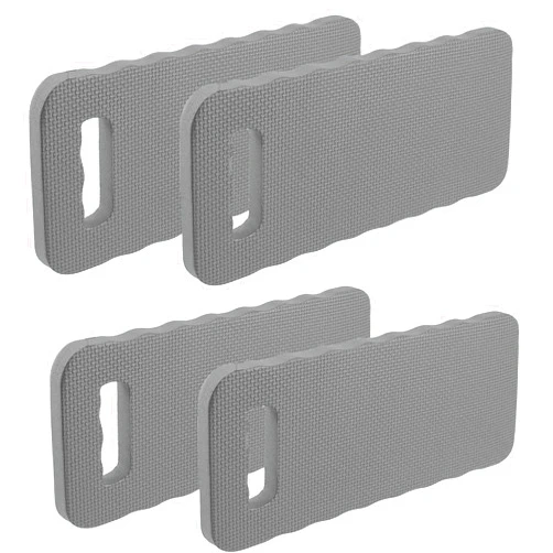 YWSHF 4 PCS Garden Kneeling Pad,Knee Mat Waterproof Foam Knee Pads for Gardening,Cleaning,Baby Bath,Yoga,Praying and Exercise 15.745'' x 7.09'' x 0.79'' Grey