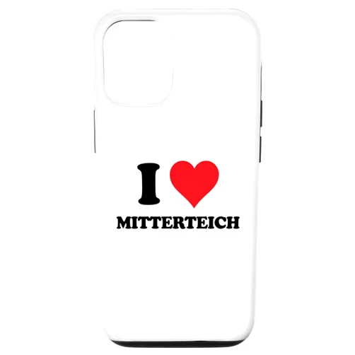 Deutschland Cities Towns Merch Tees And Stuff iPhone 12/12 Pro I Heart Mitterteich Germany Love German Souvenir Item Case