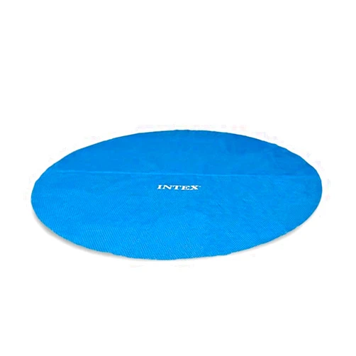 Intex 28015E Solar Pool Cover: for 18ft Round Easy Set and Metal Frame Pools – Insulates Pool Water – Reduces Water Evaporation – Keeps Debris Out – Reduces Chemical Consumption