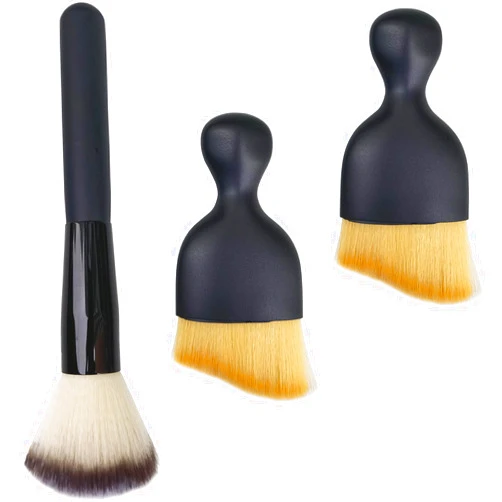 HOSCL 3 Pack Exquisite Microfiber Duster, Small Dust Brushes, Feather Duster,- Cleaning Tool Efficient Dust Removal for Computers, Keyboards, Car Interior, Photo Frames, Digital Devices and More