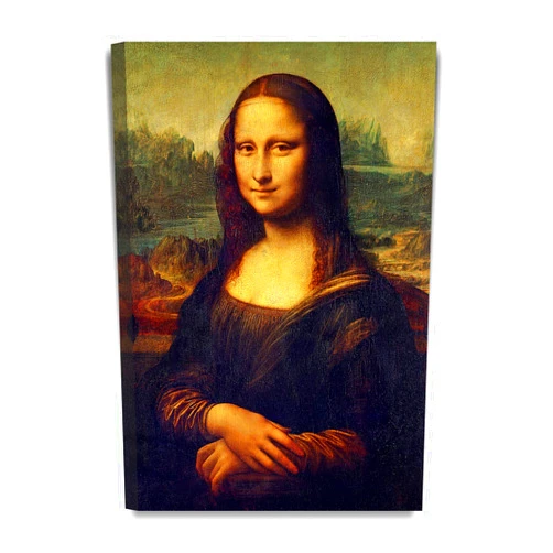 DECORARTS - Mona Lisa by Leonardo Da Vinci - The World Classic Art Reproductions Giclee Print Canvas Art Gallery Wrap, Ready to Hang, 20x30x1.5 Made in USA