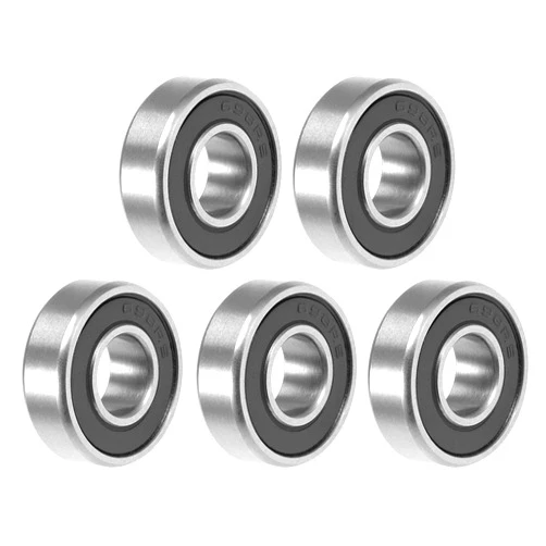 uxcell 698-2RS Deep Groove Ball Bearing 8x19x6mm Double Sealed ABEC-3 Bearings 5-Pack