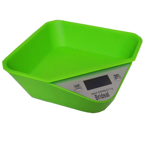 Brideal Digital Kitchen Food Scale Multifunction Electronic Food Scales with Removable Bowl Max 11lb/5kg