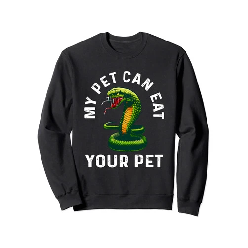 Cool Snake Gifts For Corn Snake Ball Python Keeper Funny Snake Reptile Lover Men Women Boys Girls Cobra Python Sweatshirt
