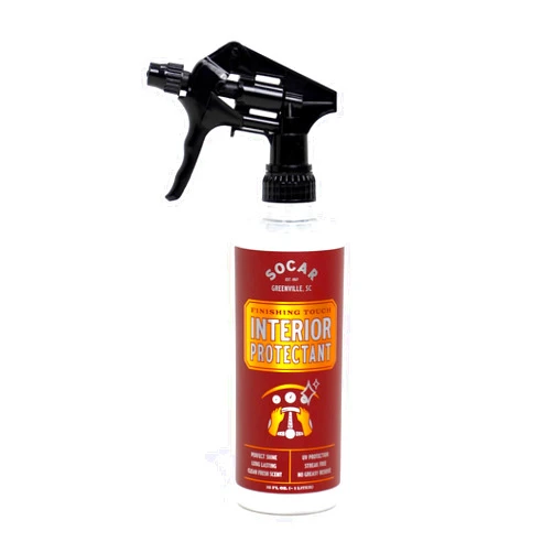 Socar Chemical Socar Finishing Touch Interior Protectant Car Cleaner Seals, Professional Grade Protects and Restores That New Car Look, Not Greasy, No Residue, Keeps Out Dust and Harmful UV Rays, Great Smell, 16 oz.