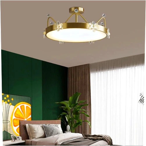 ZLKDESC Chandeliers,Modern Simple Ceilingpd All Ceililight Fixture Nordic Restaurant Atmosphere Home Decor Ceililightifor Liviroom, Bedroom, Kitchen/Color/43Cm