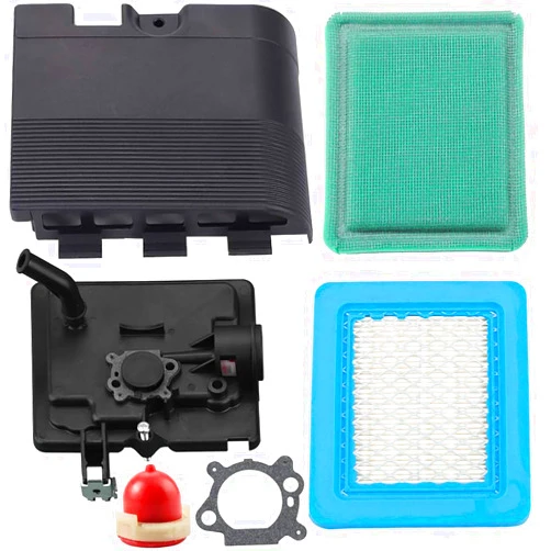 Drblawi Compatible with 795259 792040 Air Cleaner Primer Base with 692298 Cover For 122000 Model BS Engines, 491588S Air Filter For BS 675ex 725ex 625e 625-675 Series 3.5-6.5 HP Quantum Engines