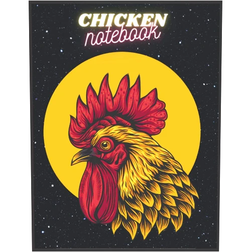 JACKIE LYNN GROSS Chicken Notebook: Blank Lined Journal - Sketch Drawing, Journal Notes Sketchbook - Perfect gift for Chickens Lovers, Students, Teachers and Kids 8.5 x 11 inch 100 Pages