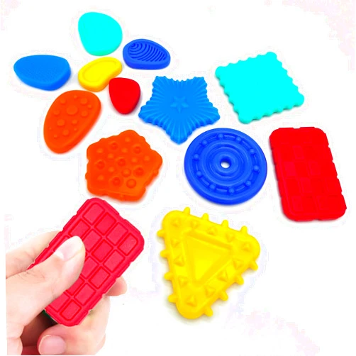 TMHAI Fidget Sensory Toys for Kids Toddlers: 12 Pack Soft Texture Sensory Toy for Autistic Children Special Needs, Quiet Stress Anxiety Relief Products for Classroom Student, Calm Down Item for Girls Boys