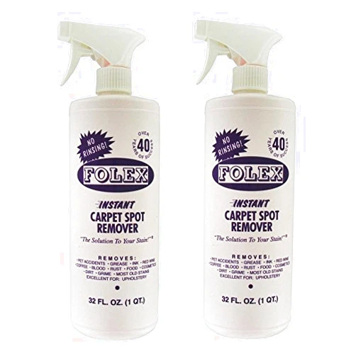 Folex Instant Carpet Spot Remover (32oz, Pack of 2), 64 Fl Oz
