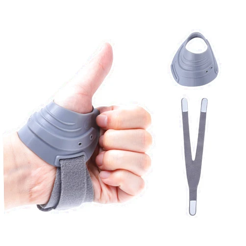 Ajoysoul CMC Thumb Brace for Women and Men, Left Thumb Support for Muscle Strain/Trauma/Tendonitis/Joint Pain/Arthritis,Adjustable Thumb Splint with Thumb Sleeve - Gray, Small, Left