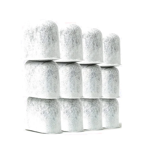K&J Cuisinart Compatible 12-Pack Replacement Charcoal Water Filters for Coffee Makers - Fits all Cuisinart and Braun BrewSense Coffee Makers
