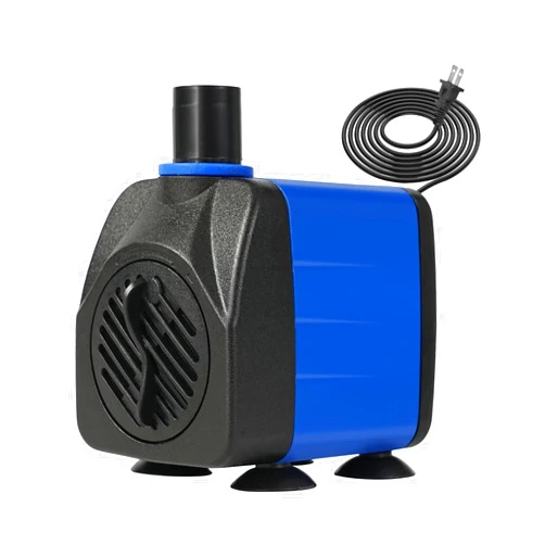AQUANEAT Small Fountain Pump, 160 GPH Submersible Water Pump for Aquarium Fish Tank, Outdoor Water Fountain, Hydroponics, Pond Filter Pump