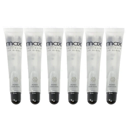 Cherimoya (6Pack) MAX Makeup Lip Polish HONEY Clear Gloss