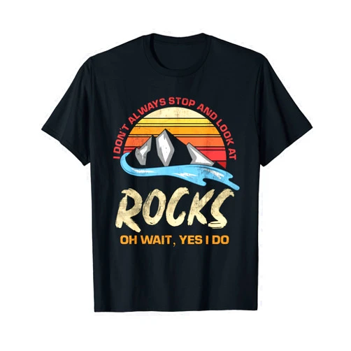 Paleontologist & Geologist Geology Gifts Retro Science Nerd Rock Collector Gift Funny Geology T-Shirt