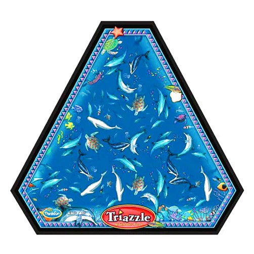 ThinkFun Think Fun Triazzle Picture-Matching Brainteaser (Dolphins) Puzzle for Ages 8 and Up (76491)