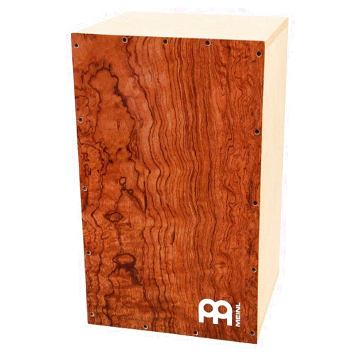 Meinl Percussion Meinl Deluxe Make Your Own Snare Cajon Kit with Tool Box - MADE IN EUROPE - Burl Wood Frontplate / Baltic Birch Body, Includes Easy to Follow Manual, 2-YEAR WARRANTY (DMYO-CAJ-BU)