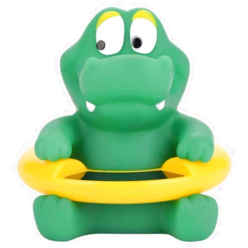 Ckuakiwu Baby Crocodile Toy Thermometer, Baby Bath Thermometer Crocodile Digital Baby Floating Bath Toy Bathtub Thermometer , Baby Bath Thermometer