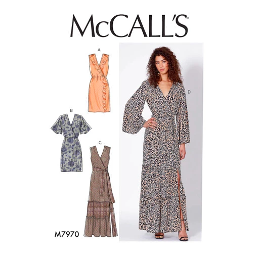 McCall's McCall Pattern Company McCall's Women's Ankle Length Pullover Dress Sewing Patterns, Sizes 14-22