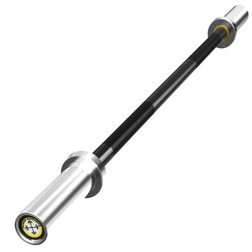 POWER GUIDANCE Chrome Olympic Barbell Bar, 2 Inch Weight Bar for lifting, Hip Thrusts,Universal Strength Training Bars ​4ft/5ft/6ft