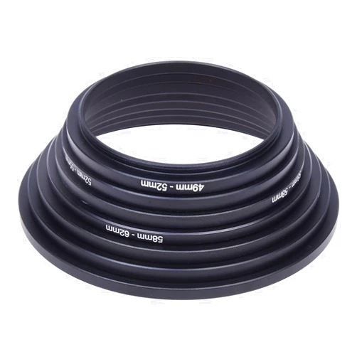TAMOSH 49mm 52mm 55mm 58mm 62mm 67mm 72mm 77mm Metal Camera Lens Filter Stepping Step up Rings Lens Hood Adapter Mount Set