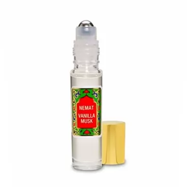 Nemat Vanilla Musk Perfume Oil Roll-On - Vanilla Fragrance Oil Roller (No Alcohol) Perfumes for Women and Men by Nemat Fragrances, 10 ml / 0.33 fl Oz 0.34 Fl Oz (Pack of 1)