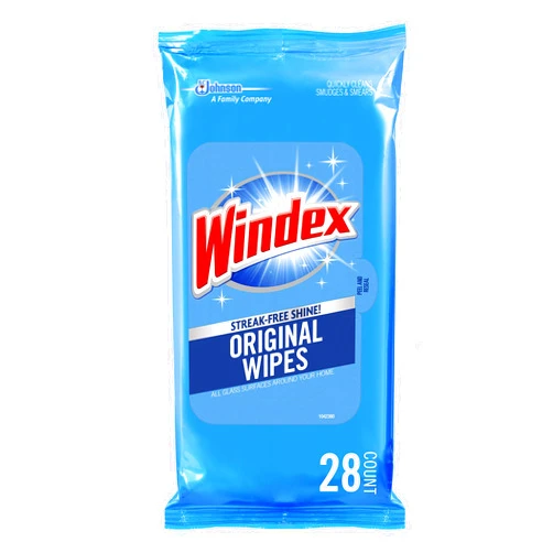Windex Glass and Multi-Surface Cleaning Wipes, 28 Count