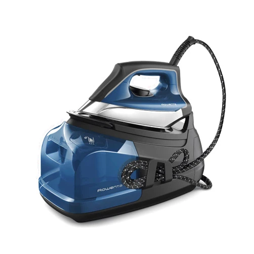 Rowenta, Iron, Stainless Steel Soleplate Professional Steam Station for Clothes, 1.1L Removable Tank, Fast Heat Up, 1800 Watts, Blue Clothes Iron, DG8624