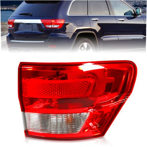 PARTREE Halogen Tail Light Assembly Compatible with Grand Cherokee 2011 2012 2013 Direct Replacement Rear Outer Lamp (Right Passenger Side)